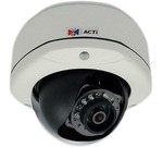 ACTI E75 1.3 Mp Day/Night 720p IR Outdoor IP Dome Camera with 3