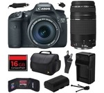 Canon EOS 7D 18 MP CMOS Digital SLR Camera with 18-135mm f/3.5-5.6 IS UD and EF 75-300mm f/4-5