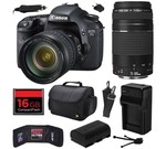 Canon EOS 7D 18 MP CMOS Digital SLR Camera with 28-135mm f/3.5-5.6 IS USM and EF 75-300mm f/4-5