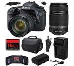 Canon EOS 7D 18 MP CMOS Digital SLR Camera with 28-135mm f/3.5-5.6 IS USM and EF-S 55-250mm f/4-5