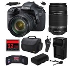 Canon EOS 7D 18 MP CMOS Digital SLR Camera with 28-135mm f/3.5-5.6 IS USM and EF-S 55-250mm f/4-5