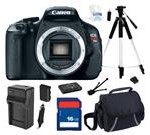 Canon EOS REBEL T3i Black 18 MP Digital SLR Camera (Body Only), Beginner's Bundle Kit, 5169B001