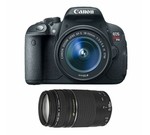 Canon EOS Rebel T5i 18.0 MP CMOS Digital Camera with EF-S 18-55mm f/3.5-5.6 IS STM Zoom Lens + Canon 75-300mm f/4.0-5