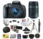 Canon EOS Rebel T5i 18.0 MP CMOS Digital Camera with EF-S 18-55mm f/3.5-5.6 IS STM Zoom Lens + EF-S 55-250mm f/4.0-5