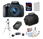 Canon EOS Rebel T5i 18.0 MP CMOS Digital SLR DSLR Camera with EF-S 18-55mm f/3.5-5