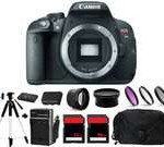 Canon EOS Rebel T5i 700D Digital Camera (Body Only) + 2 Lens + 64GB Complete Kit