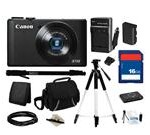 Canon Everything You Need Kit 6351B001, PowerShot S110 Black Approx. 12