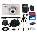 Canon Everything You Need Kit 6799B001 - PowerShot S110 White Approx. 12