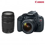 Canon Rebel EOS T5 18MP DSLR Camera with Canon 18-55mm IS II Lens & Canon 75-300mm III Zoom Lens