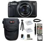 Canon SX700 PowerShot SX700 HS Digital Camera (Black) with 32GB Best Camera Kit
