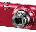 FUJIFILM FinePix T550 16309393 Red 16 MP 24mm Wide Angle Digital Camera