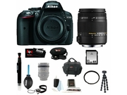 Nikon D5300 24.2 MP CMOS Digital SLR Camera with Built-in Wi-Fi and GPS Body Only (Black) + Sigma 18-250mm f3.5-6