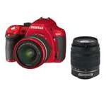 PENTAX K-50 (10997) Red Digital SLR Camera with 18-55mm f/3.5-5.6 and 50-200mm f/4-5