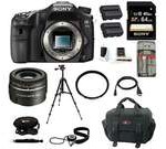 Sony a77 - A77II Digital SLR Camera (Body Only) with Sony SAL30M28 30mm f/2