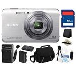Sony Cyber-shot DSC-W650 16.1 MP (Silver) Digital Camera with 5x Optical Zoom and 3