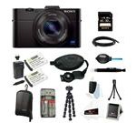 Sony RX100 DSC-RX100M II Cyber-shot Digital Still Camera Bundle with Sony 32GB Memory Card + Wasabi Power Replacement Battery for Sony DSC-RX1 + Sony Black Carr