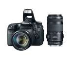 CANON EOS 70D 20.2 MP DSLR Camera with Dual Pixel CMOS AF with EF-S 18-135mm F3.5-5.6 IS STM + Canon 70-300mm f/4.0-5
