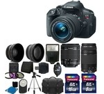 Canon EOS Rebel T5i 18.0 MP Digital Camera w/ EF-S 18-55mm f/3.5-5.6 IS STM Zoom Lens + EF 75-300mm f/4-5