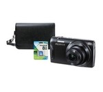 FinePix T555 Digital Camera Bundle, 12x Optical Zoom, 16 MP, Black