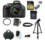 Nikon D5200 24.1 MP CMOS Digital SLR Camera (Black) with 18-55mm f/3.5-5