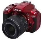 Nikon D5300 1523 Red Digital SLR Camera with 18-55mm Lens