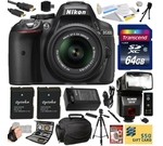 Nikon D5300 24.2 MP CMOS Digital SLR Camera with 18-55mm f/3.5-5