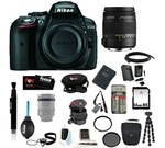 Nikon D5300 24.2 MP CMOS Digital SLR Camera with Built-in Wi-Fi and GPS Body Only (Black) + Sigma 18-250mm f3.5-6