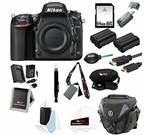 Nikon D750 FX-format Digital SLR Camera (Body Only) with 64 GB Deluxe Accessory Bundle
