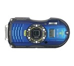 Ricoh WG-4 GPS blue 16 MP Digital Camera with 4x Optical Image Stabilized Zoom with 3-Inch LCD (Blue)