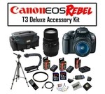 Super Pro Package Featuring Canon EOS Rebel T3 12.2 MP Digital Camera, Sigma 70-300mm f/4-5